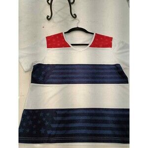 Red White and Blue Patriotic tank top  womens
